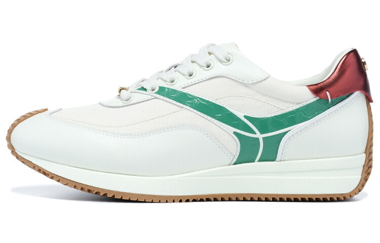 LI-NING 1990 Zhengrong Casual Shoes Women's Low-Top White/Green