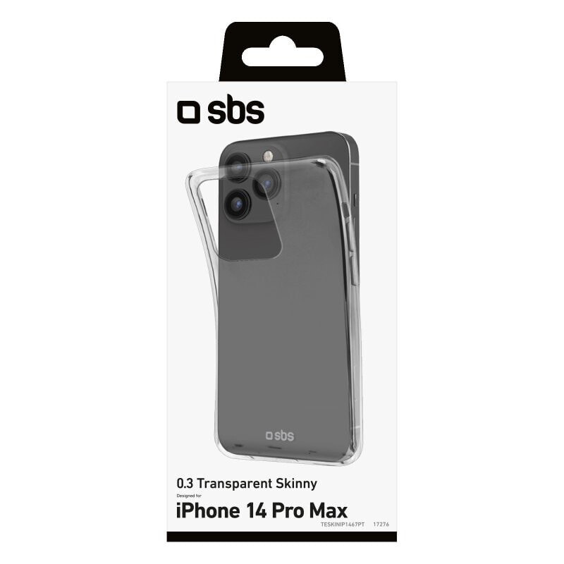 SBS Skinny Cover für iPhone 14 Pro Max transparent