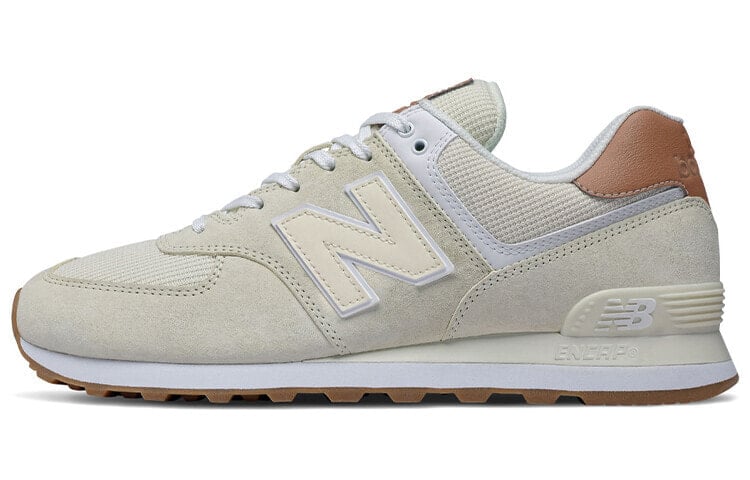 New Balance NB 574 低帮 跑步鞋 男女同款 白色 / Кроссовки New Balance NB 574 ML574TYD