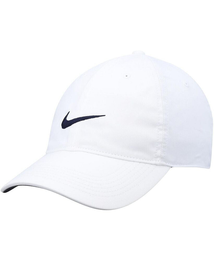 Men's White Heritage86 Logo Performance Adjustable Hat
