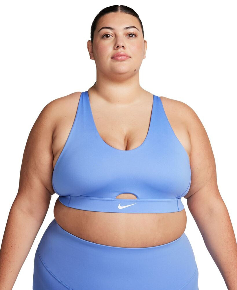 Nike plus Size Active Indy Plunge Cutout Medium-Support Padded Sports Bra