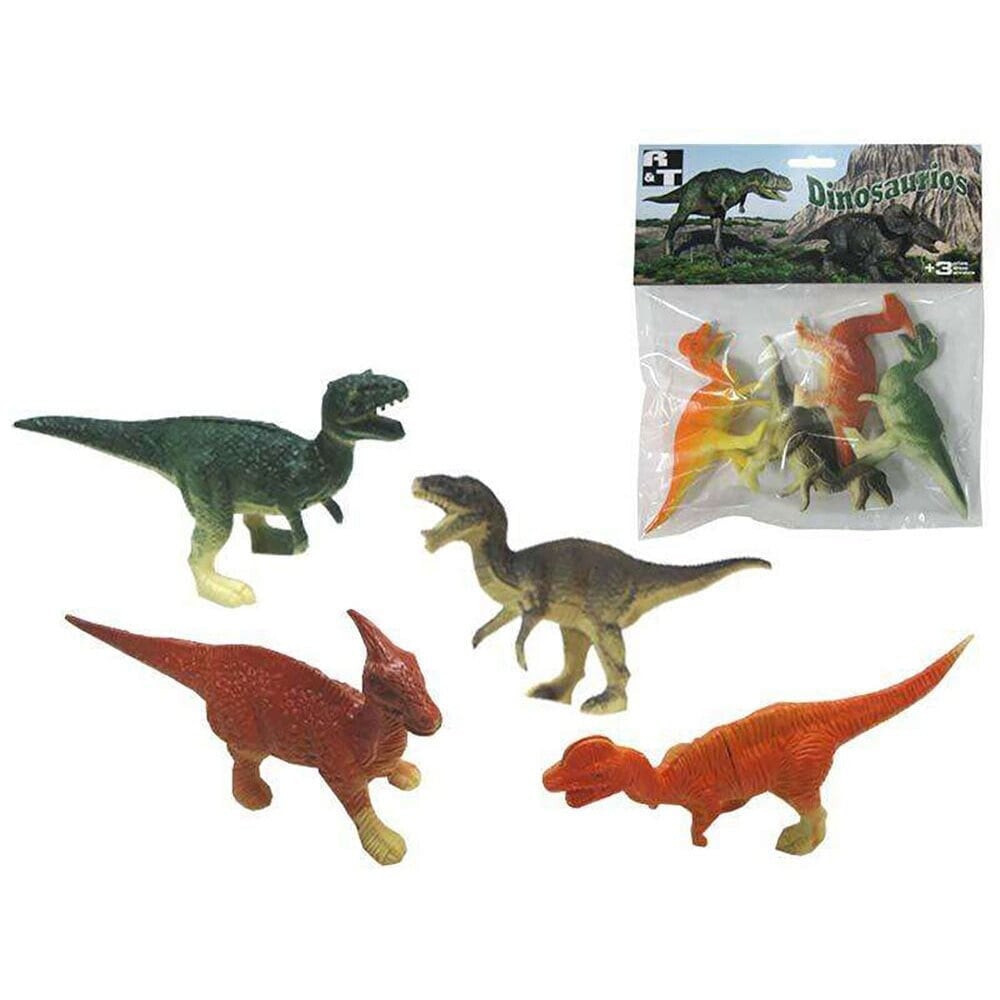 RAMA Bag Dinosaurs 4 Units 20x26x3 cm Figures