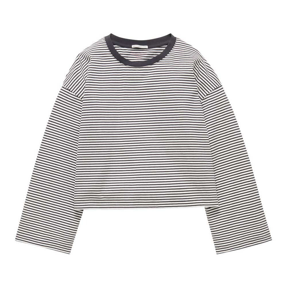 TOM TAILOR 1038965 Cropped Striped Long Sleeve T-Shirt