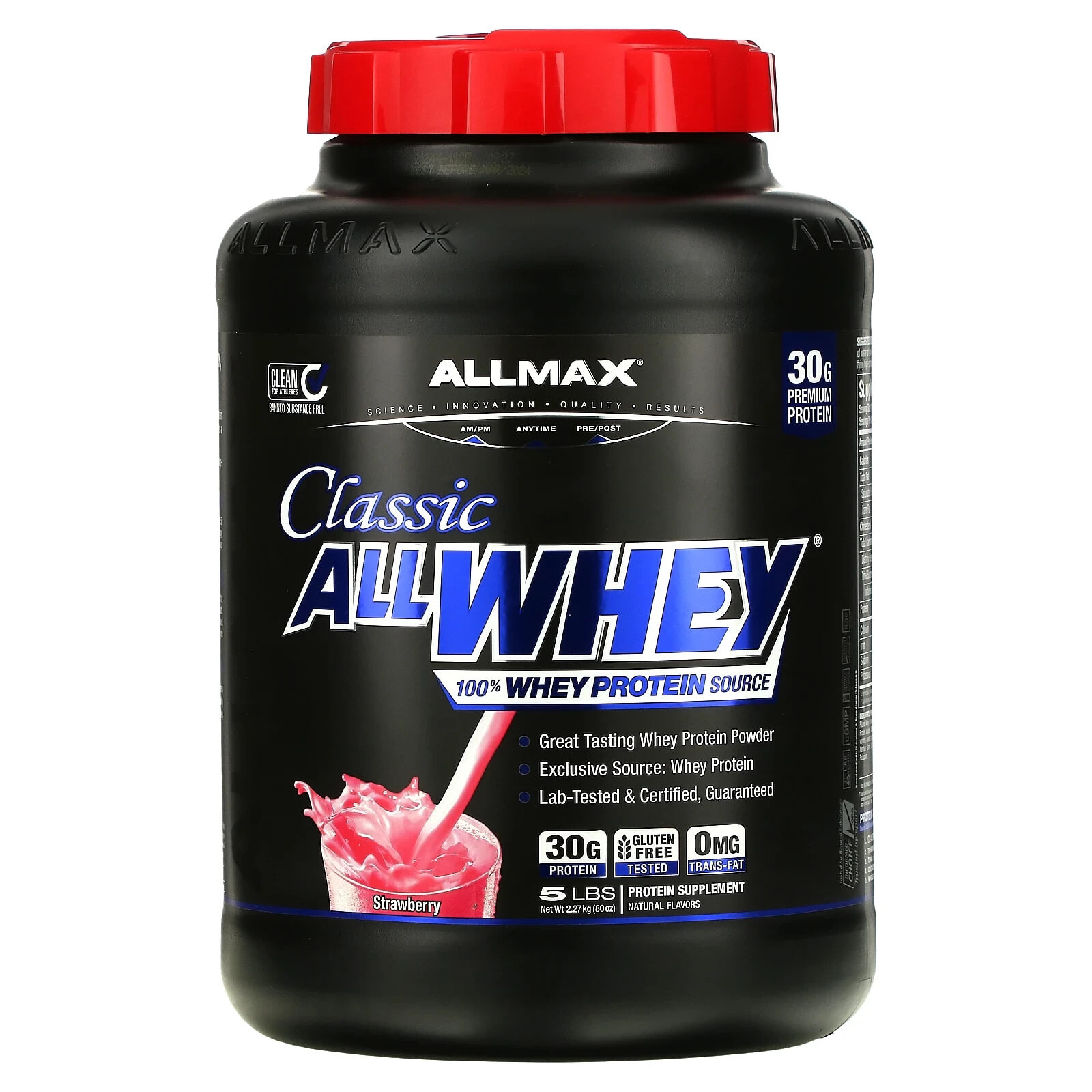 Classic AllWhey, 100% Whey Protein, Vanilla, 2 lbs (907 g)