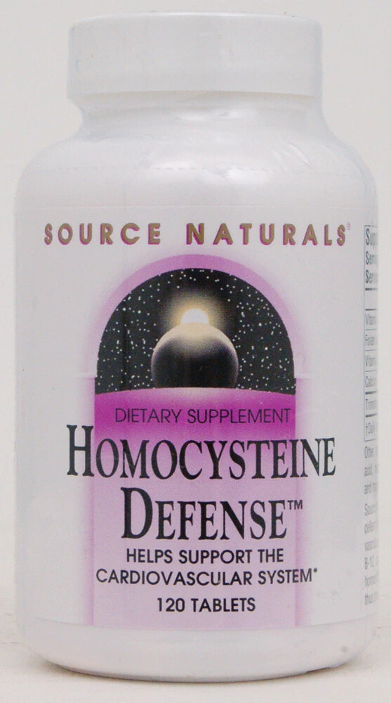 Витамины или БАД для сердца и сосудов Source Naturals  Homocysteine Defense -- 120 Tablets