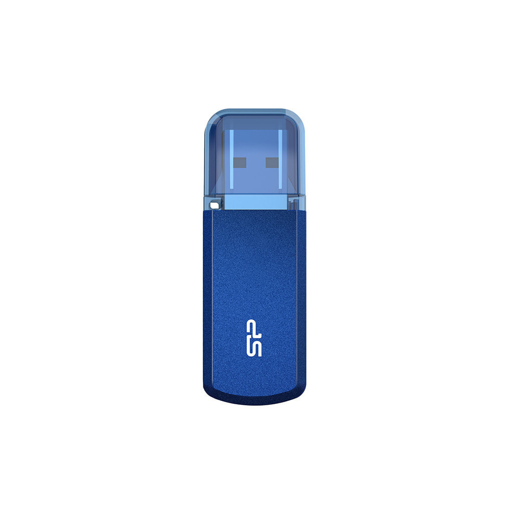 Silicon Power Helios 202 USB флеш накопитель 64 GB USB тип-A 3.2 Gen 1 (3.1 Gen 1) Синий SP064GBUF3202V1B