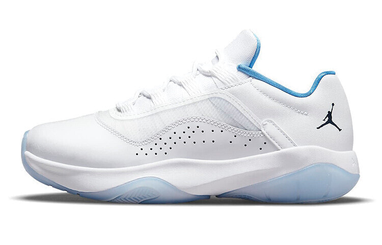 Jordan Air Jordan 11 Low 防滑 低帮 复古篮球鞋 GS 白蓝 / Кроссовки Jordan Air Jordan 11 Low GS CZ0907-100