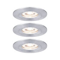 PAULMANN 943.05 - Recessed lighting spot - Non-changeable bulb(s) - 1 bulb(s) - LED - 2700 K - Aluminium