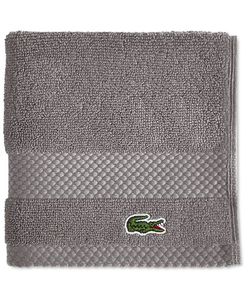 Lacoste Home heritage Anti-Microbial Supima Cotton Washcloth, 13