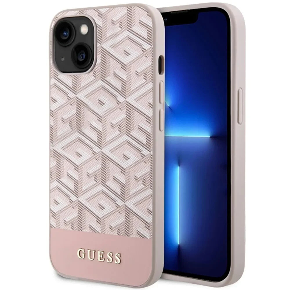 GUESS Guhmp14Mhgcfsep iPhone 14 Plus15 Plus 6.7 Gcube Stripes phone case