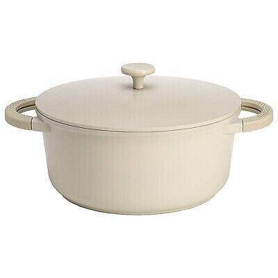 Goodful 4.5qt Cast Aluminum, Ceramic Dutch Oven with Lid, Side Handles and