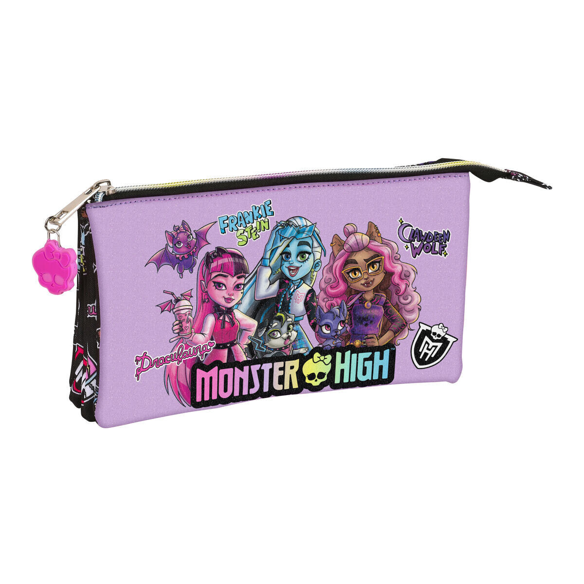 Double Carry-all Monster High Creep Black 22 x 12 x 3 cm