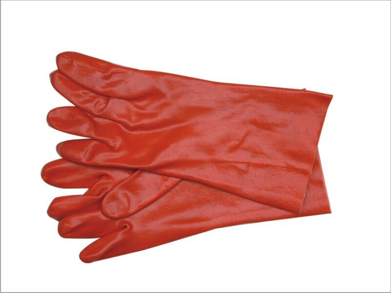 Vorel Rękawice gumowane czerwone długie 36cm (74151)