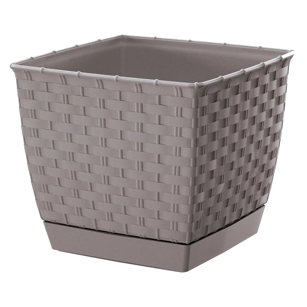 PROSPERPLAST 6L Ratolla Collection 22x22x18.9 cm Flowerpot
