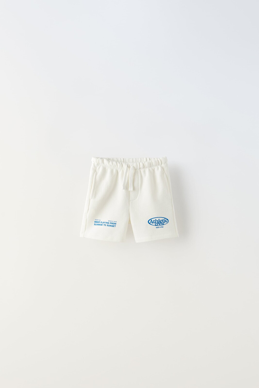 Athletic crew plush bermuda shorts