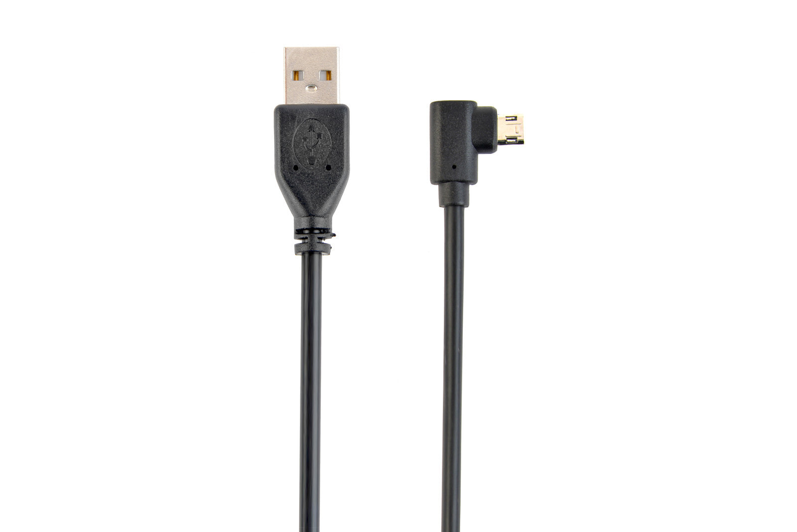 CCB-USB2-AMmDM90-6 - 1.8 m - USB A - Micro-USB B - USB 2.0 - Black