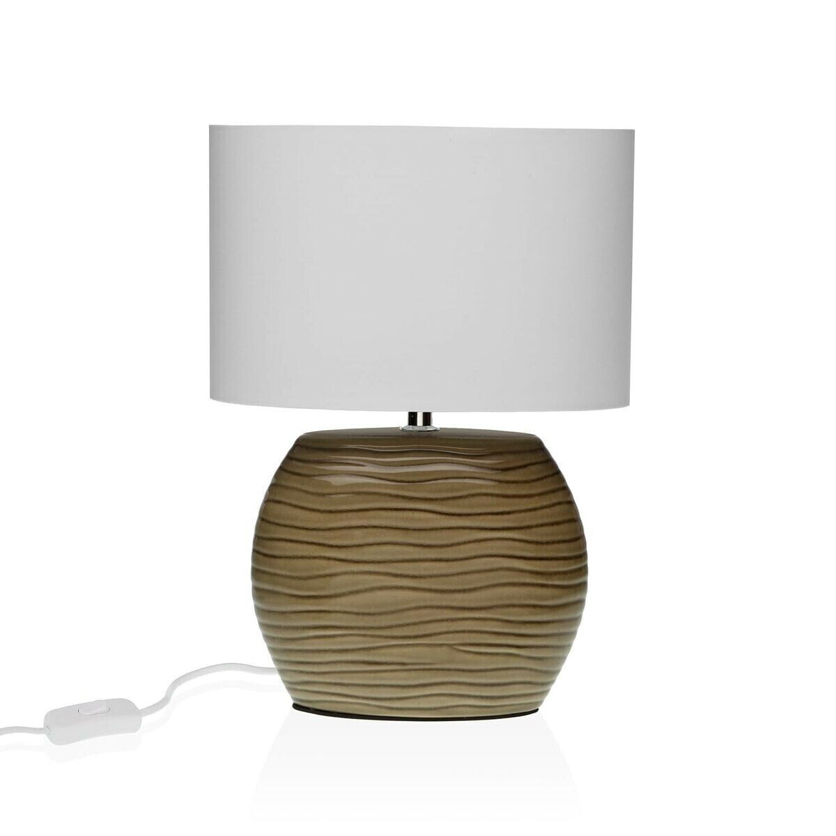 Desk lamp Versa Brown Ceramic 13 x 33 x 25 cm