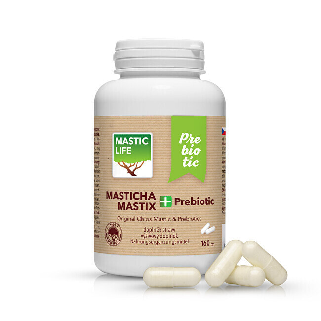 Mastic Life Masticlive Prebiotic Комплекс с натуральным инулином и чистым порошком мастики хиос 160 капсул