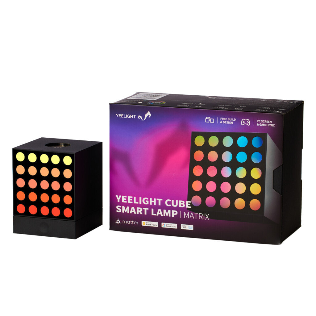 Yeelight Cube Smart Lamp - Light Gaming Matrix - Rooted Base  настенно-потолочные светильники купить недорого от 63 руб. в  интернет-магазине BigSaleDay