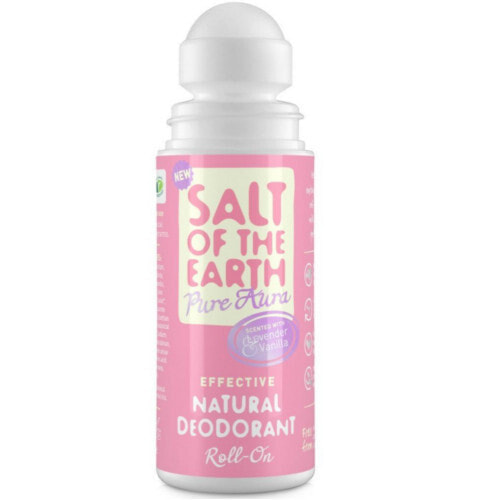 Salt Of The Earth Pure Aura Natural Deodorant  Натуральный шариковый дезодорант с лавандой и ванилью 75 мл