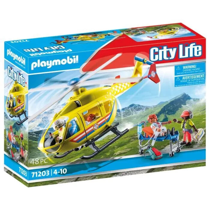 Playmobil - 71203 - Subcutors der Stadt Action Les - Rettung Hubschrauber