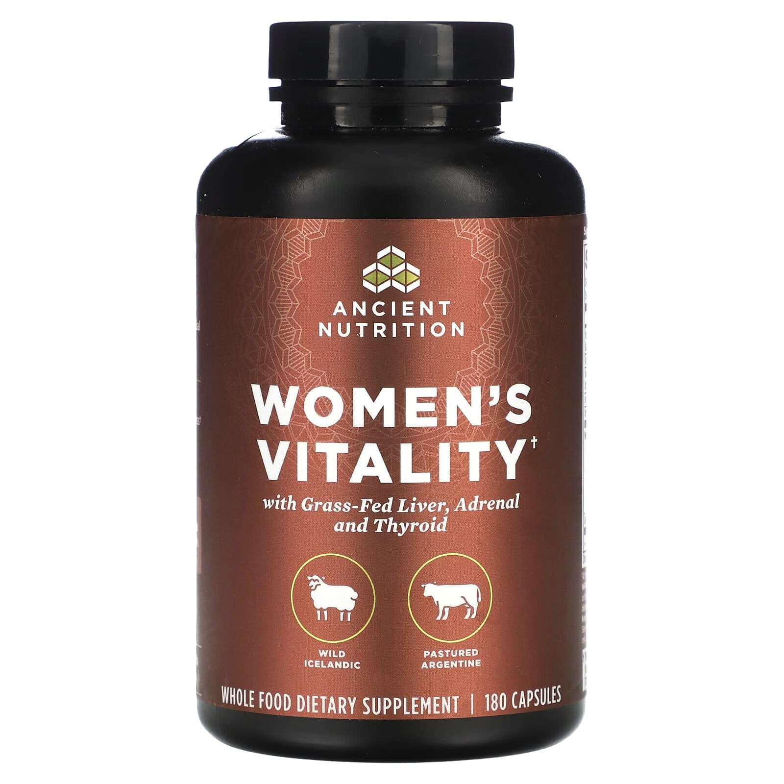 Dr. Axe / Ancient Nutrition, Women's Vitality, 180 Capsules