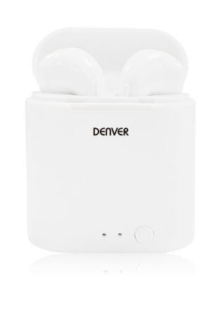Denver TWE-36 наушники/гарнитура Вкладыши Bluetooth Белый