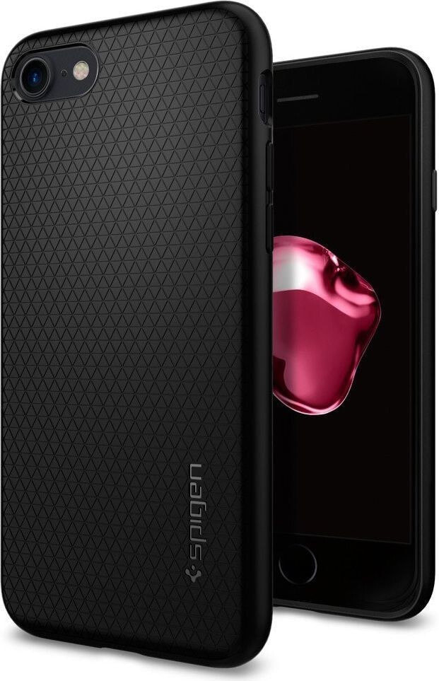 чехол силиконовый черный Apple iPhone 7 Plus Spigen
