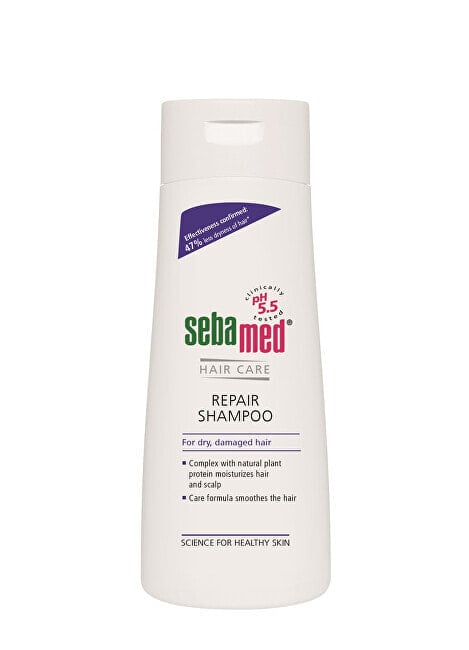 Sebamed Classic Repair Shampoo Восстанавливающий шампунь укрепляющий структуру волос 200 мл