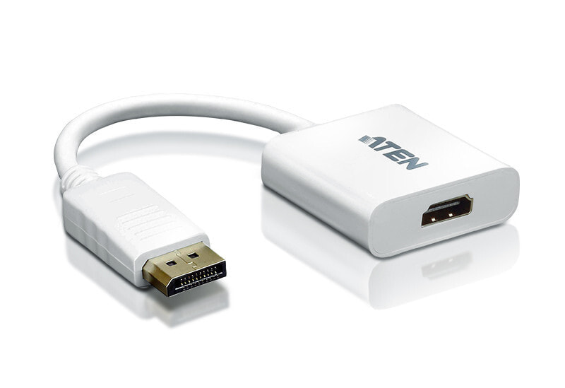 Aten DisplayPort/HDMI DisplayPort Male HDMI Type A female Белый VC985