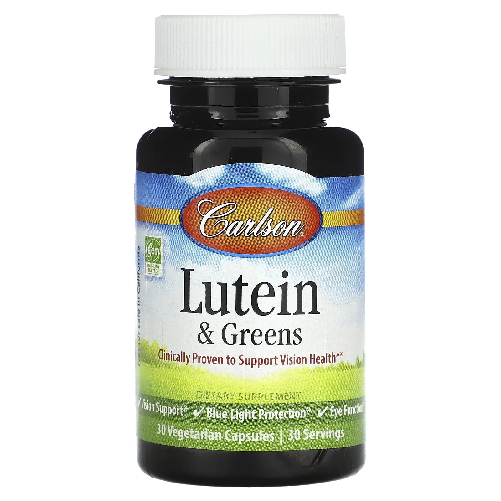 Lutein & Greens , 30 Vegetarian Capsules