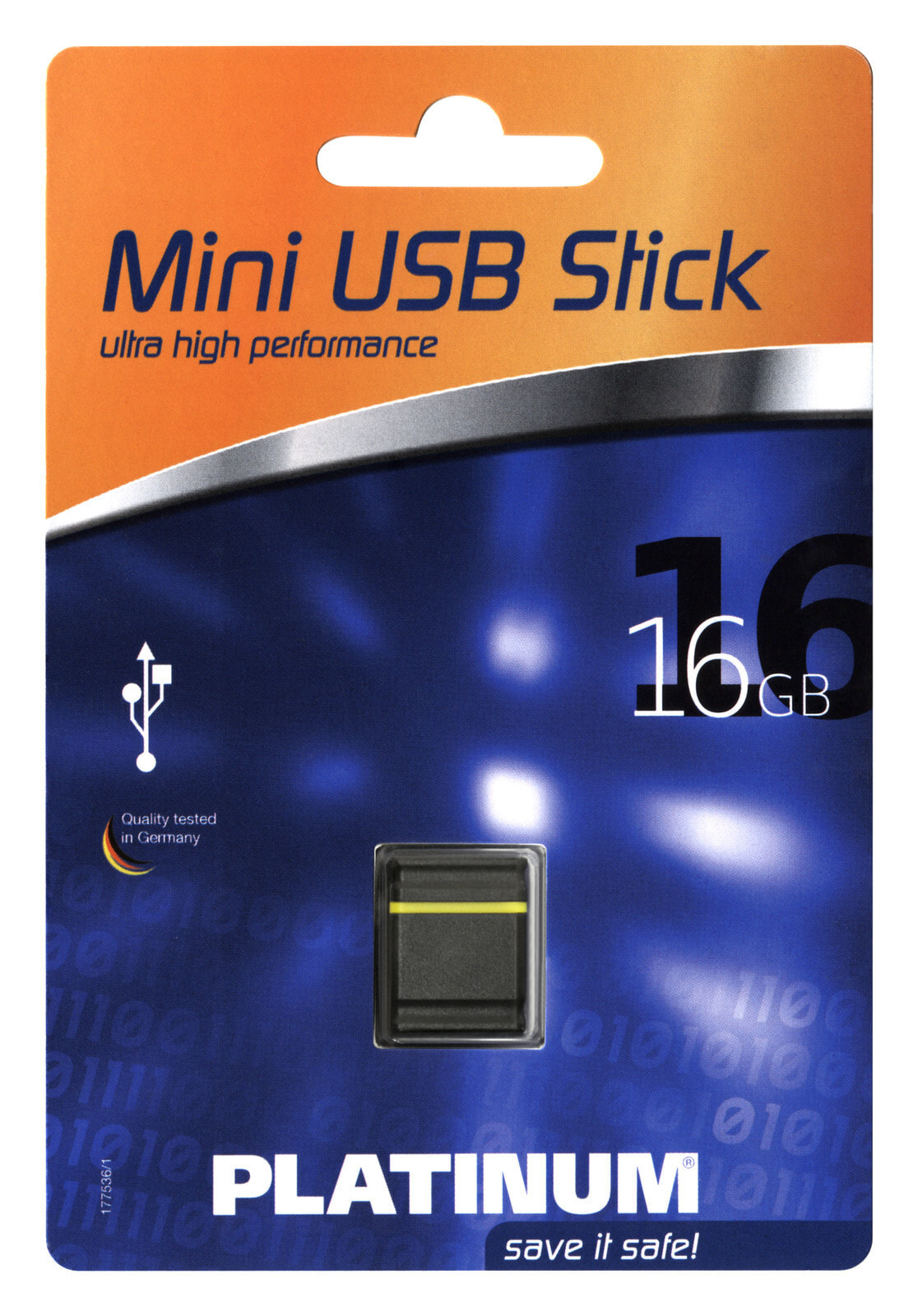 USB флеш накопитель Bestmedia 16GB USB 2.0  USB тип-A Черный 177536
