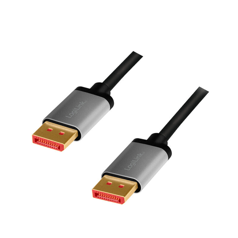 LogiLink CDA0105 - 2 m - DisplayPort - DisplayPort - Male - Male - 7680 x 4320 pixels