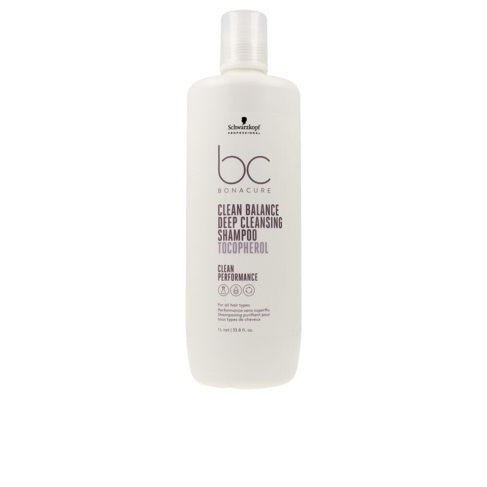 Schwarzkopf BC Clean Balance Tocopherol Shampoo Бессульфатный шампунь с токоферолом для глубокого очищения волос и кожи головы 250 мл