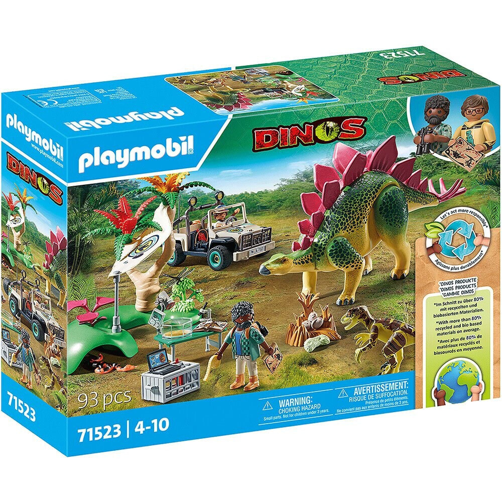 PLAYMOBIL Research Camp With Dinos Construction Game