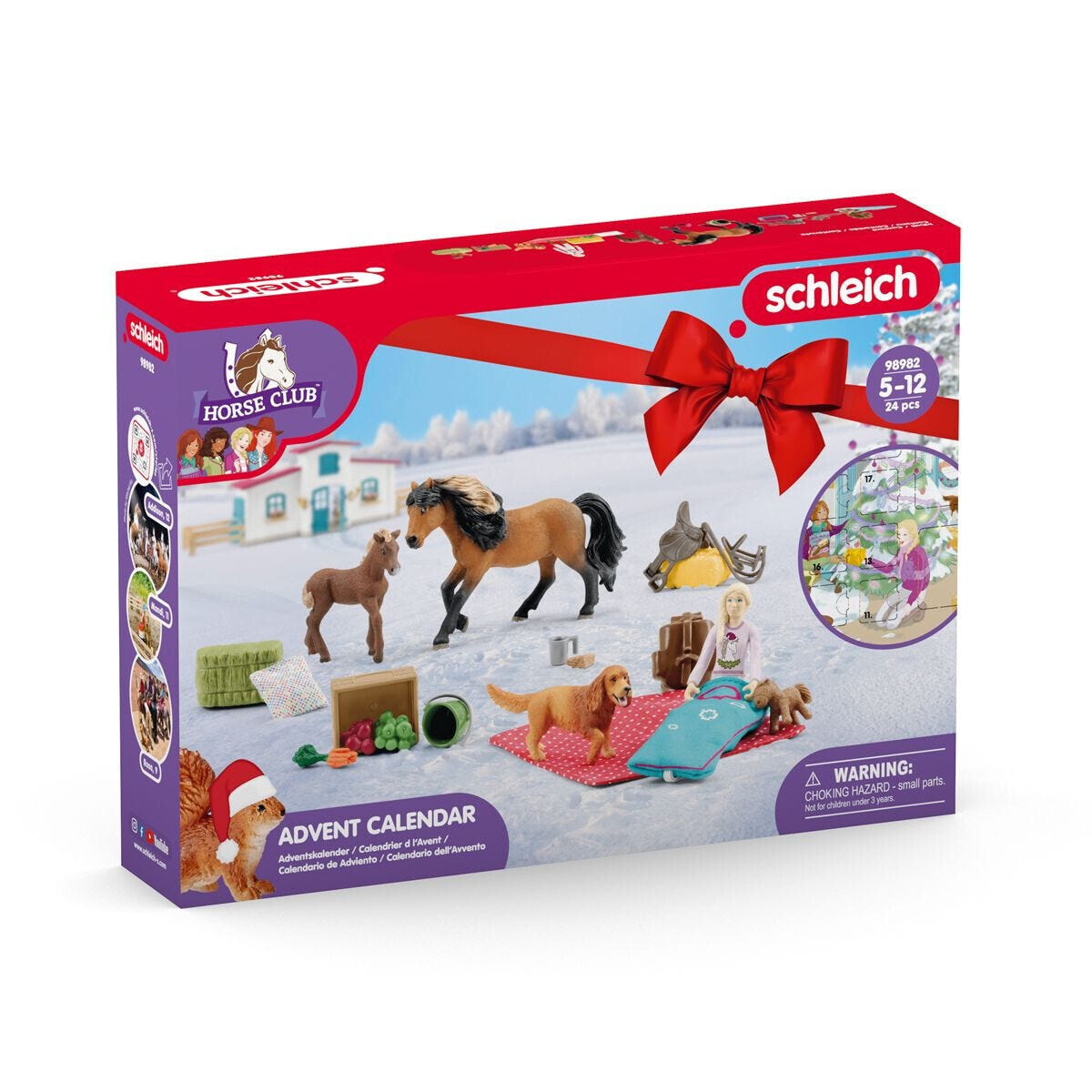 schleich HORSE CLUB 98982 рождественский календарь