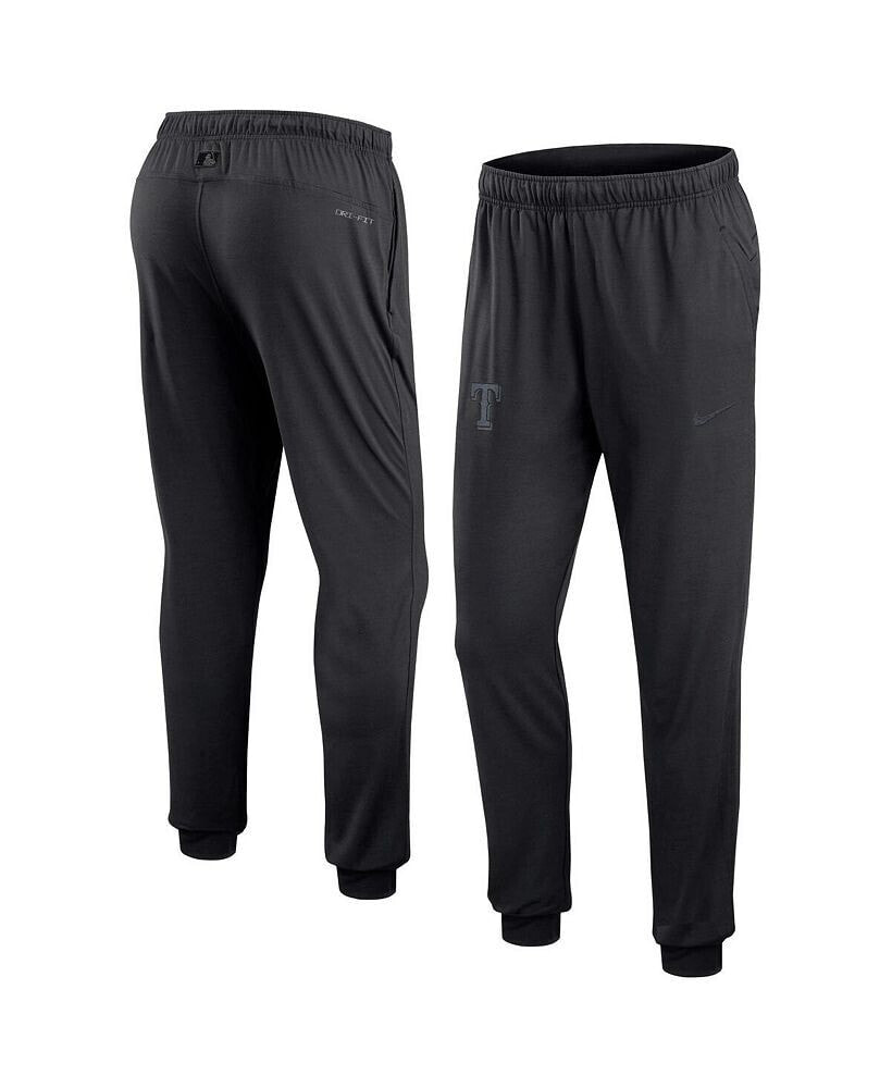 Nike men's Black Texas Rangers Authentic Collection Travel Performance Pants