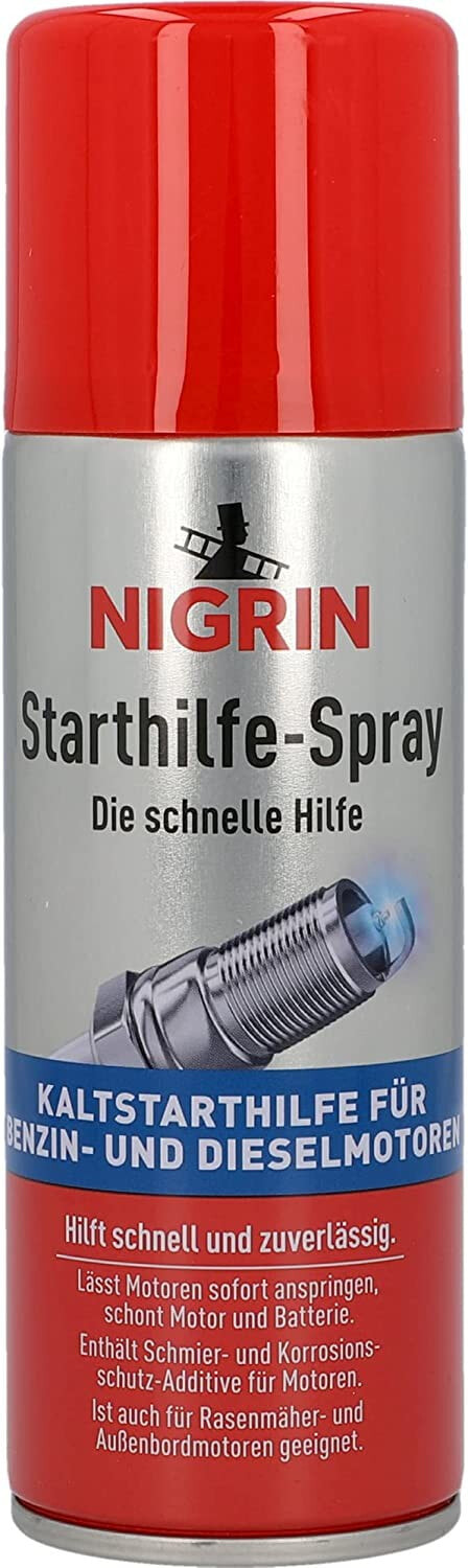 Nigrin 74040 Jump Start Spray, 250 ml Size: 6 x NIGRIN