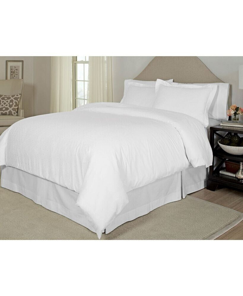 Printed 300 Thread Count Cotton Sateen Duvet Cover Set, Twin/Twin XL
