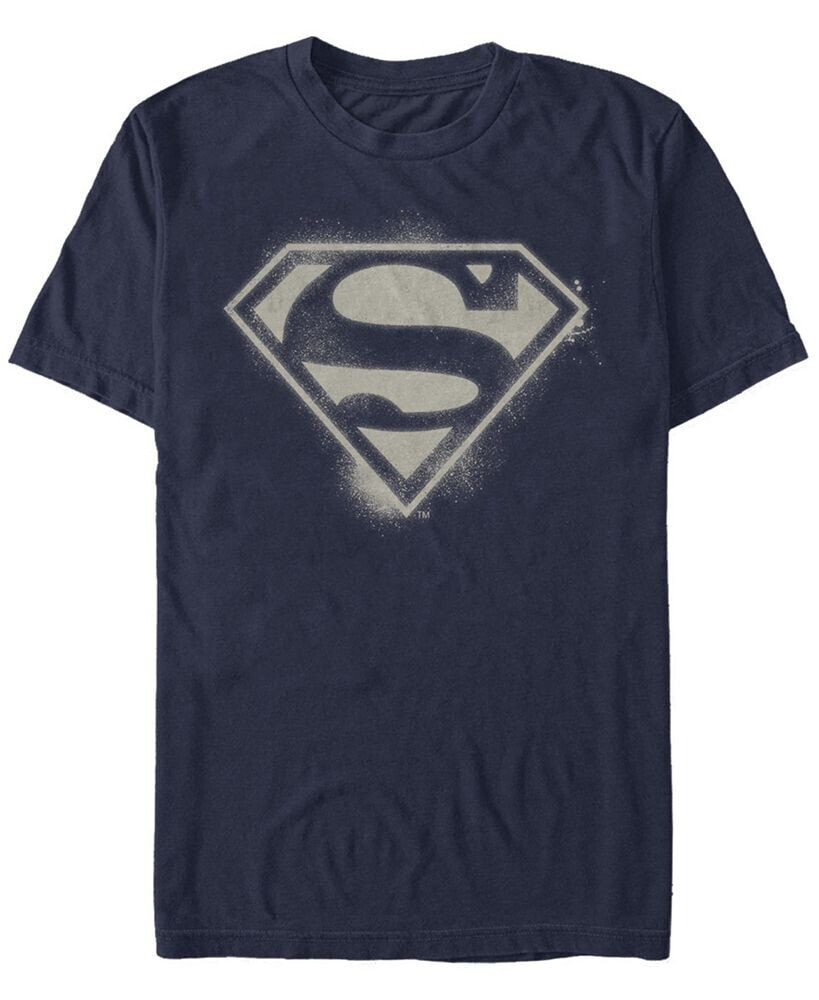 Fifth Sun men's Superman Spray Logo Short Sleeve T-shirt