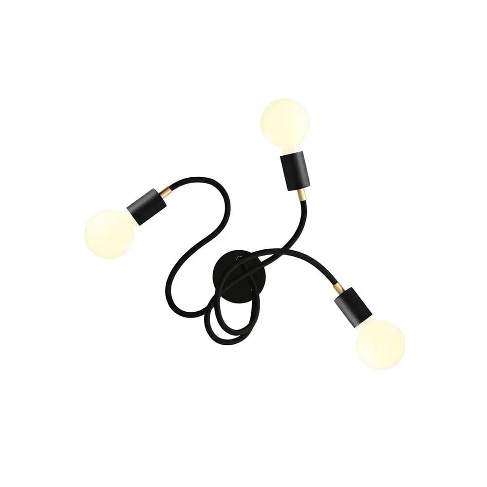 CREATIVE CABLES Flex 60 articulated wall light or ceiling light with diffused light with G95 LED bulb