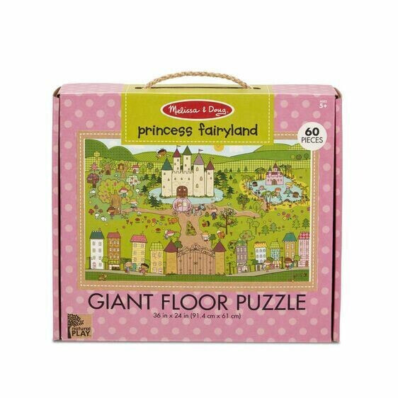 Melissa and Doug Princess Fairyland Giant Floor Puzzle #31372 B15