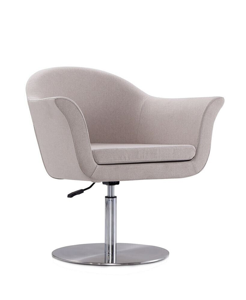 Manhattan Comfort voyager Swivel Adjustable Accent Chair