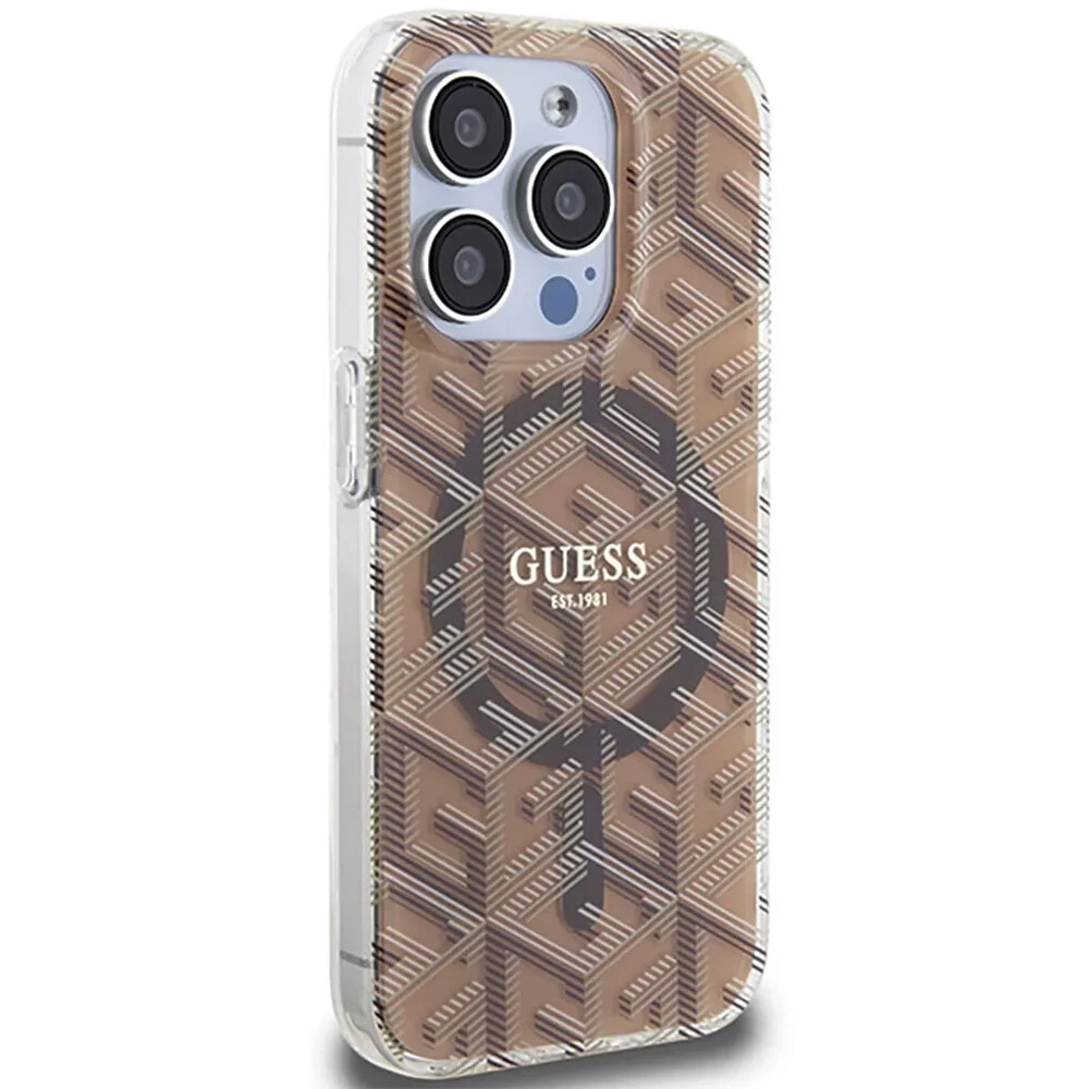 GUESS Guhmp15Lhgcustgw iPhone 15 Pro 6.1 Iml Gcube phone case