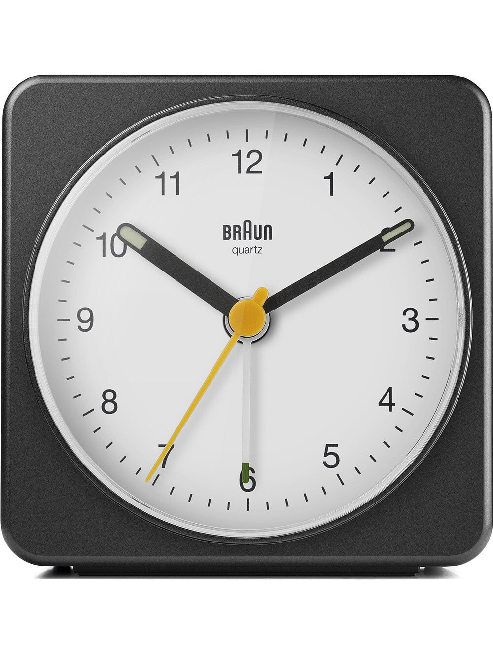 Braun BC03BW будильник Кварцевый будильник Черный, Белый