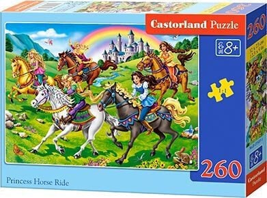 Детский развивающий пазл Castorland Puzzle Princess Horse Ride 260 elementów (287348)