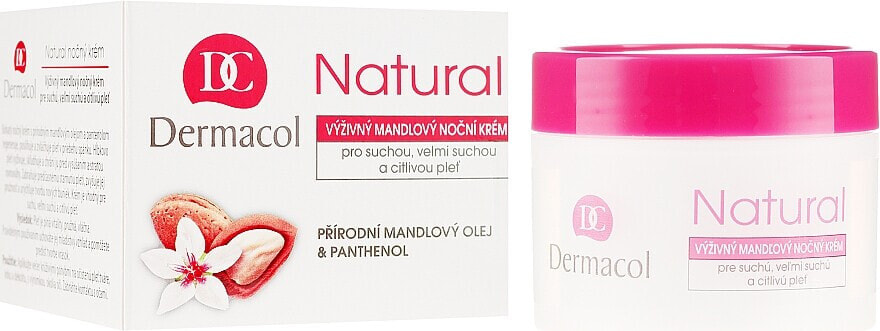 Pflegende Nachtcreme mit Mandelöl und Vitamin A - Dermacol Natural Almond Oil Nourishing Care Cream