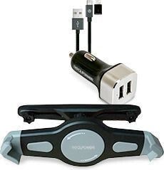 Автомобильное зарядное устройство и адаптер для мобильного телефона Ładowarka Realpower 2x USB-A 2.4 A (168188)