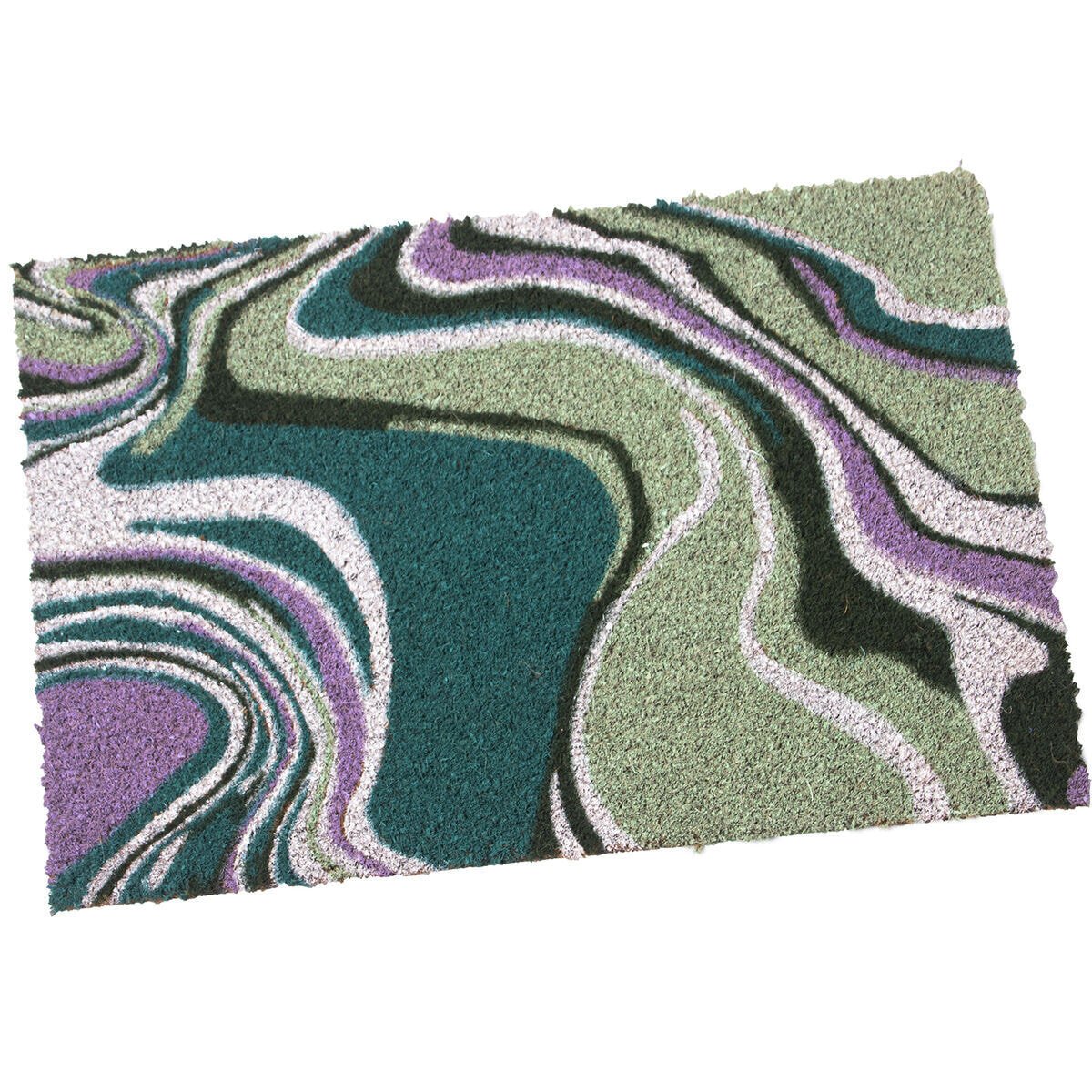 Doormat Alexandra House Living Multicolour 40 x 2 x 60 cm Abstract