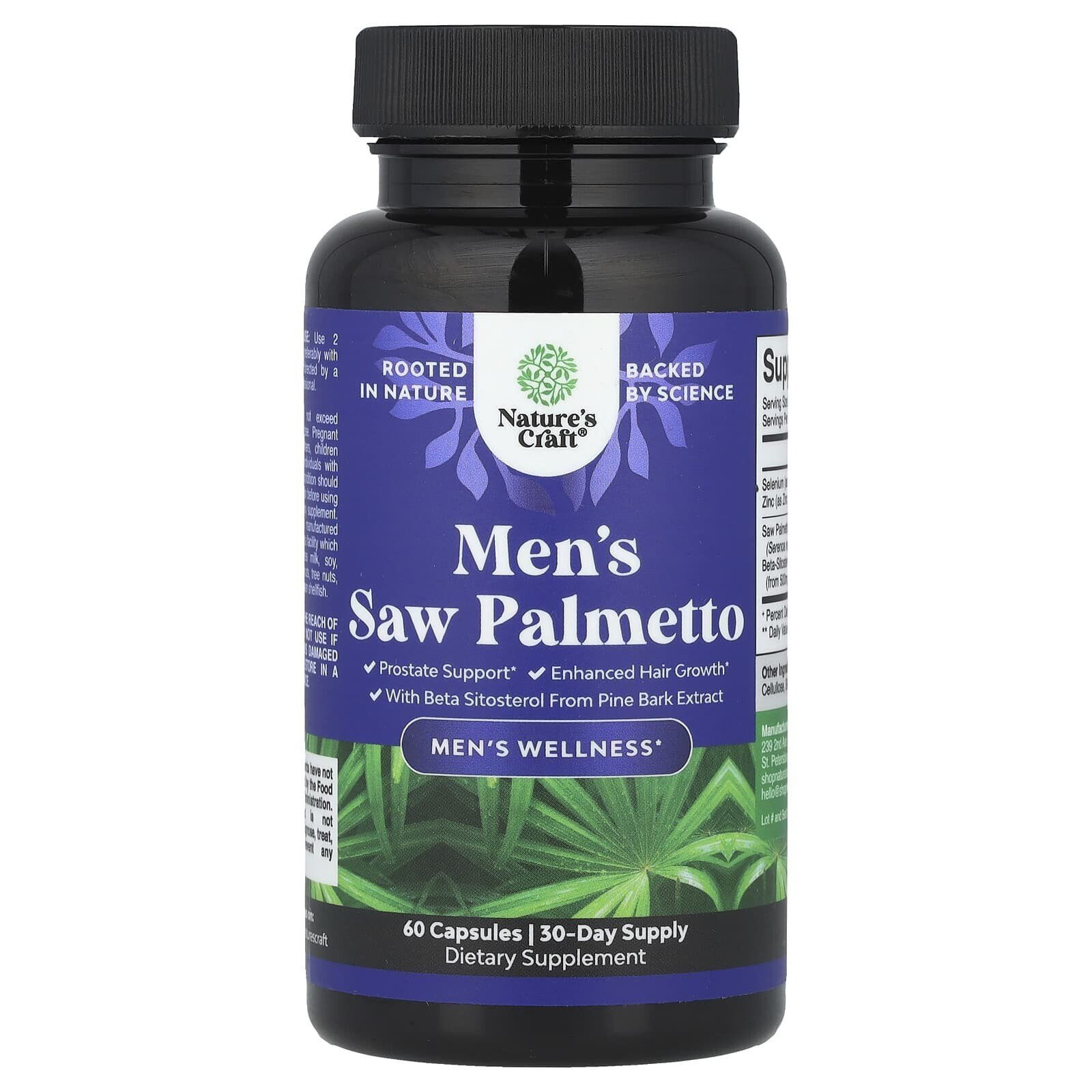 Men's Saw Palmetto, 60 Capsules